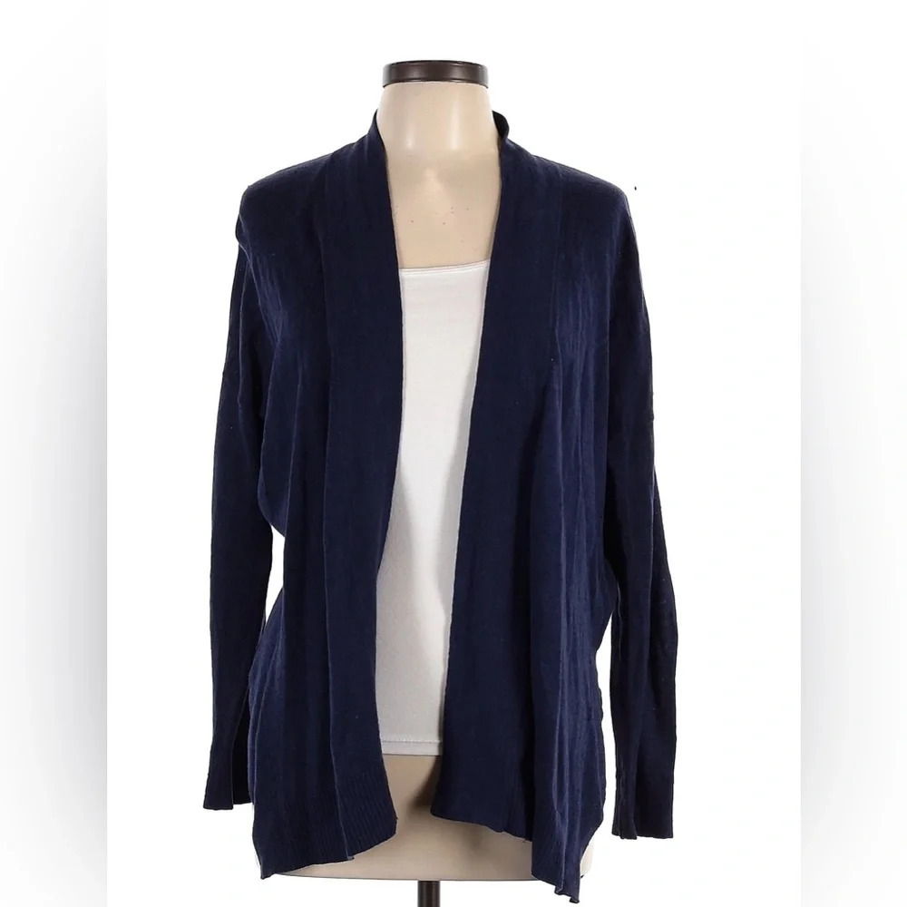 Lilly Pulitzer Navy Open-Front Lightweight Cardigan